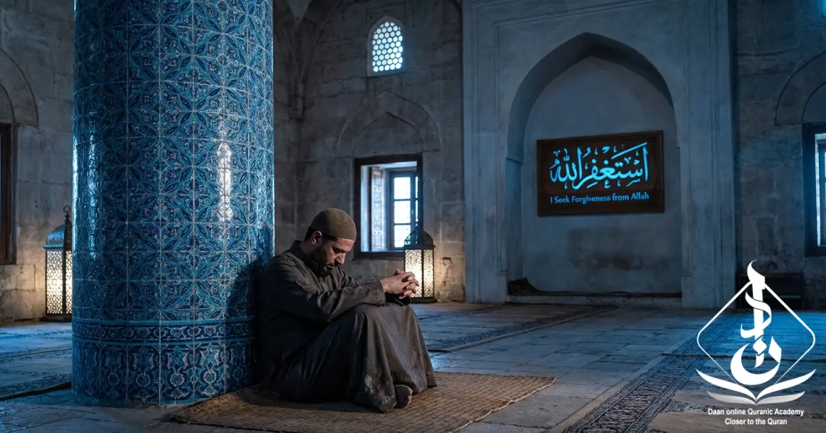 Astaghfirullah Arabic phrase every Muslim should know — أَسْتَغْفِرُ اللَّهَ seeking forgiveness from Allah