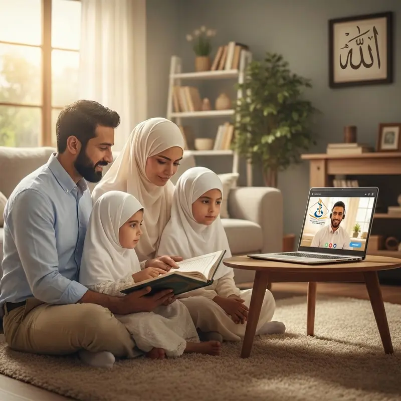 Main Image with muslim family