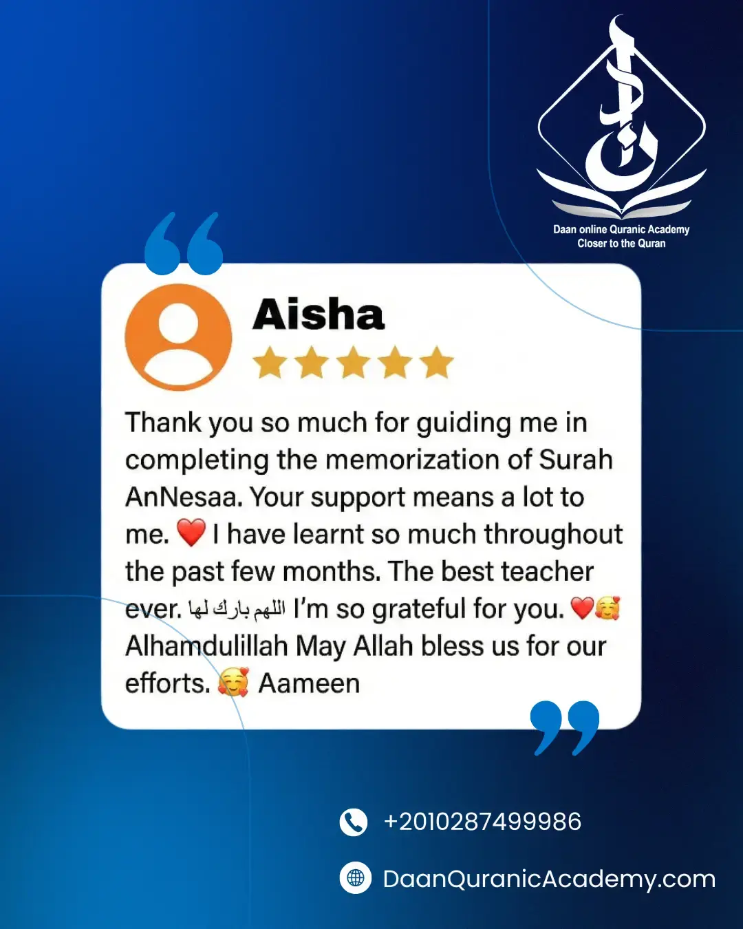 Students feedback 8