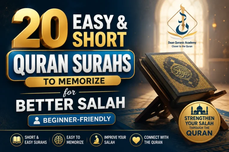 20 Easy & Short Quran Surahs to Memorize for Better Salah (Beginner-Friendly)