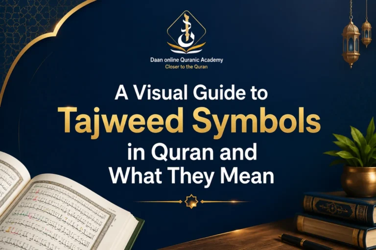 A Visual Guide to Tajweed Symbols in Quran and What They Mean