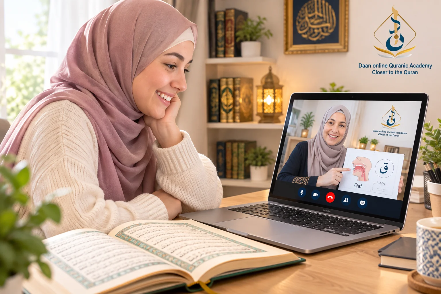 adult revert student learning tajweed importance through live online recitation class